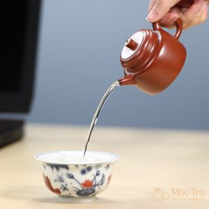 Ấm tử sa Độc Ẩm Đức Trung Chu Nê cao cấp ATS39