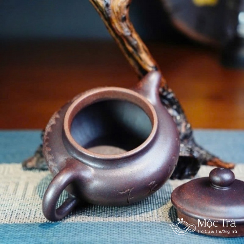 Ấm Tử Sa Phỏng Cổ Long Hành Thiên Hạ Cổ Đồng Nê ATS81