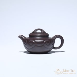 Ấm Tử Sa Phỏng Cổ Như Ý Tử Ngọc Kim Sa 240ml ATS74