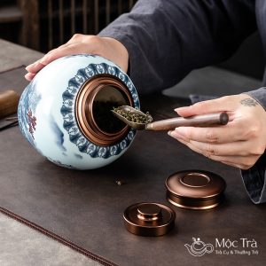 Hướng Dẫn Sử Dụng & Bảo Quản Hũ Trà Cảnh Đức Vẽ Sơn Thủy Hữu Tình