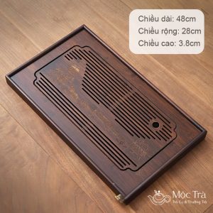 Khay Trà Tre Tự Nhiên Có Khoang Chứa Nước Nhiều Size KT53