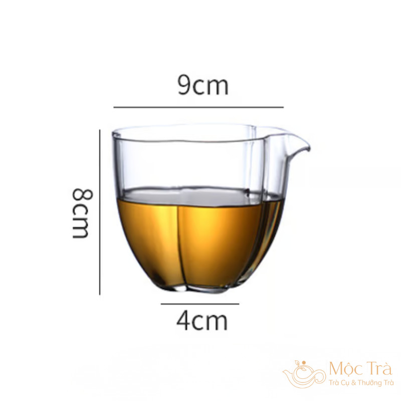 Tống Trà Chuyên Trà Thủy Tinh Không Quai Cao Cấp TT12
